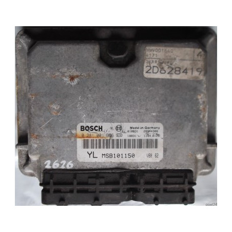 CALCULATEUR MOTEUR ROVER 25 45 MG ZR 2.0 BOSCH 0281001956, 0 281 001 956, YL MSB101150