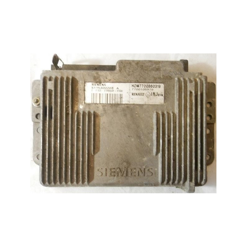 CALCULATEUR MOTEUR RENAULT MEGANE SCENIC 1.6 SIEMENS S115300203A, S115300203 A, 115300203, HOM7700860319, 7700860319, 7700105979 CALCULATEUR MOTEUR RENAULT MEGANE SCENIC 1.6 SIEMENS S115300203A, S115300203 A, 115300203, HOM7700860319, 7700860319, 7700105979