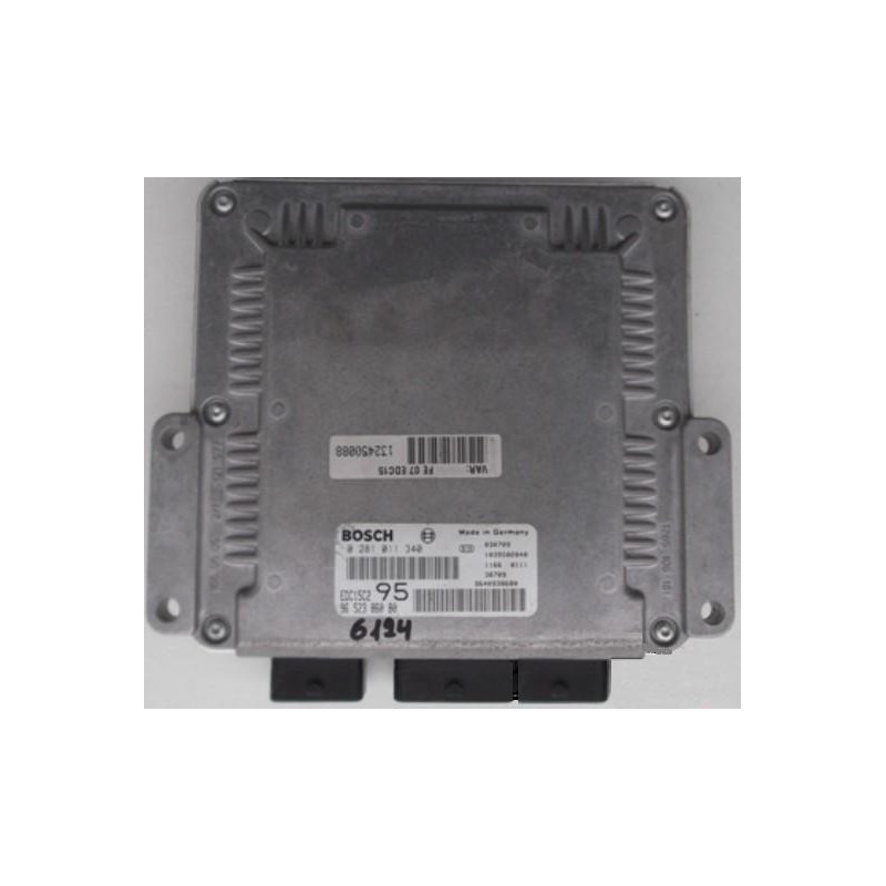 CALCULATEUR MOTEUR CITROEN C5 2.0 HDI BOSCH 0 281 011 340, 0281011340, 96 523 860 80, 9652386080