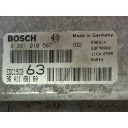 PEUGEOT 607 2.2 HDI 136CV BOSCH 0 281 010 567, 0281010567, EDC15C2 96 411 881 80, 9641188180 PSA 1938J0