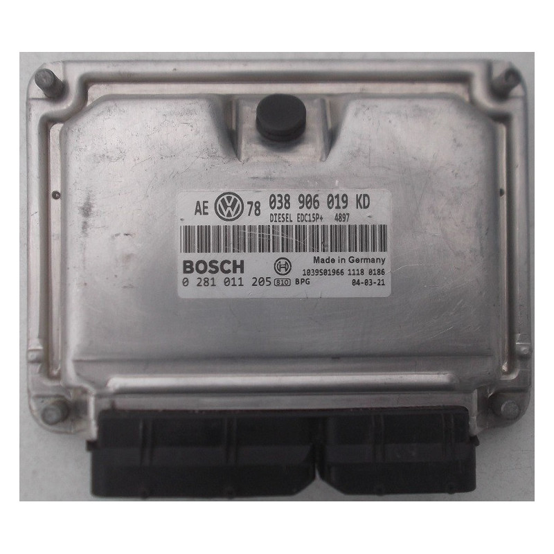 VW passat 1.9TDI AVF 130cv 038 906 019 KD, 038906019KD bosch 0 281 011 205, 0281011205 EDC15P+