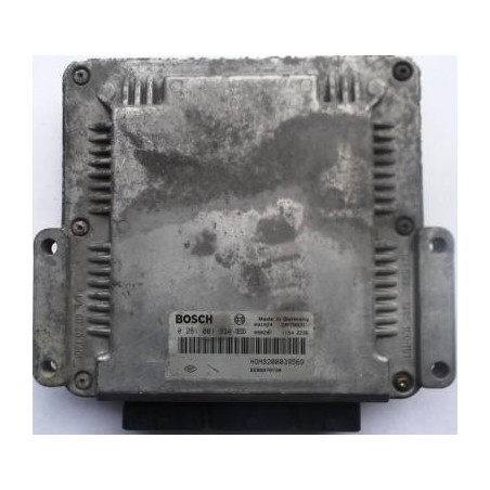CALCULATEUR MOTEUR VIERGE RENAULT LAGUNA 1.9 DCI BOSCH 0281001934, 0 281 001 934 HOM8200039569, HOM 8200039569, 8200078730