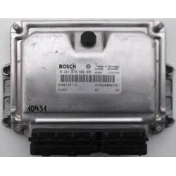 CALCULATEUR MOTEUR RENAULT MEGANE KANGOO 1.9 DTI, BOSCH 0 281 010 502, 0281010502, 8200199718, HOM8200085921