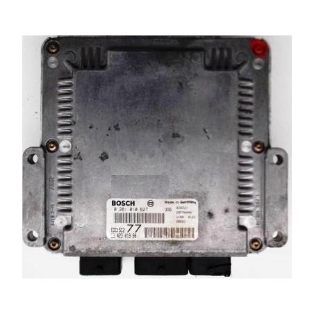 CALCULATEUR MOTEUR PEUGEOT 406 2HDI 110CV BOSCH 0281010627, 0 281 010 627, 9642301880, 96 423 018 80, 9640938680, edc15c2 77