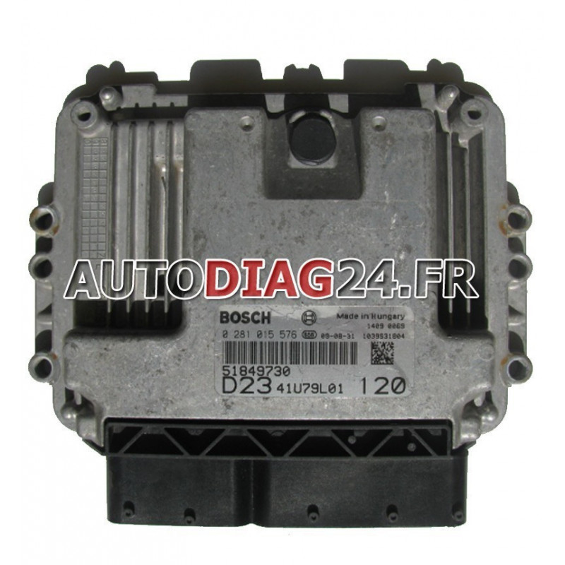 CALCULATEUR VIERGE FIAT DUCATO 2.3 JTD BOSCH EDC16C39 0281015576, 0 281 015 576, 51861913