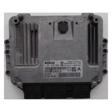 CITROEN C3, 1.4 HDI, EDC16C34 BOSCH 0 281 012 529, 0281012529, EDC16C34, 96 634 758 80, 9663475880