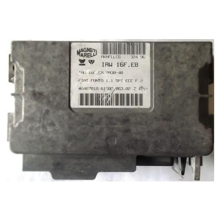 CALCULATEUR MOTEUR FIAT PUNTO 1.1 IAW16FEB, IAW16F.EB, IAW 16F.EB/2A30-40 46467018 6160206302, 61602.063.02
