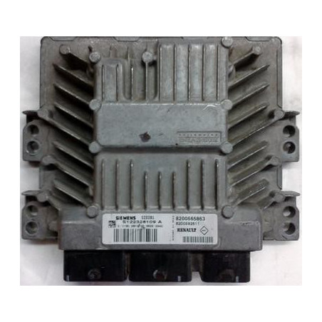 CALCULATEUR MOTEUR RENAULT MEGANE 1.5 DCI SIEMENS SID301 S122326109A, S122326109 A, 122326109, 8200565863, 8200592611