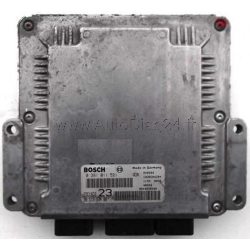 CALCULATEUR MOTEUR CITROEN XSARA PICASSO 2.0 HDI BOSCH 0281011521, 0 281 011 521, 96 515 934 80, EDC15C2 23, 1039S04284