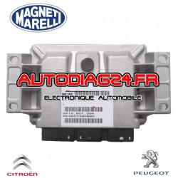 CALCULATEUR CITROEN PEUGEOT 2.0 16V MAGNETI MARELLI IAW 6LP1.23, IAW6LP123,SW 16.560.054, 9650623180, HW 16.686.034, 9649795480