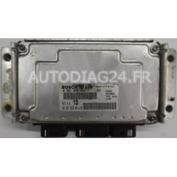 CALCULATEUR MOTEUR CITROEN XSARA PICASSO 1.6 BOSCH 0261206606, 0 261 206 606, 9638765980, 96 387 659 80 id10, ME7.4.4 13