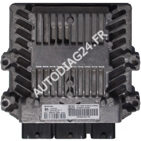 CALCULATEUR MOTEUR CITROEN JUMPY, 2.0 16V HDI, 5WS40615C-T, 5WS40615CT, SID803A, SW9665100380, HW9661642180