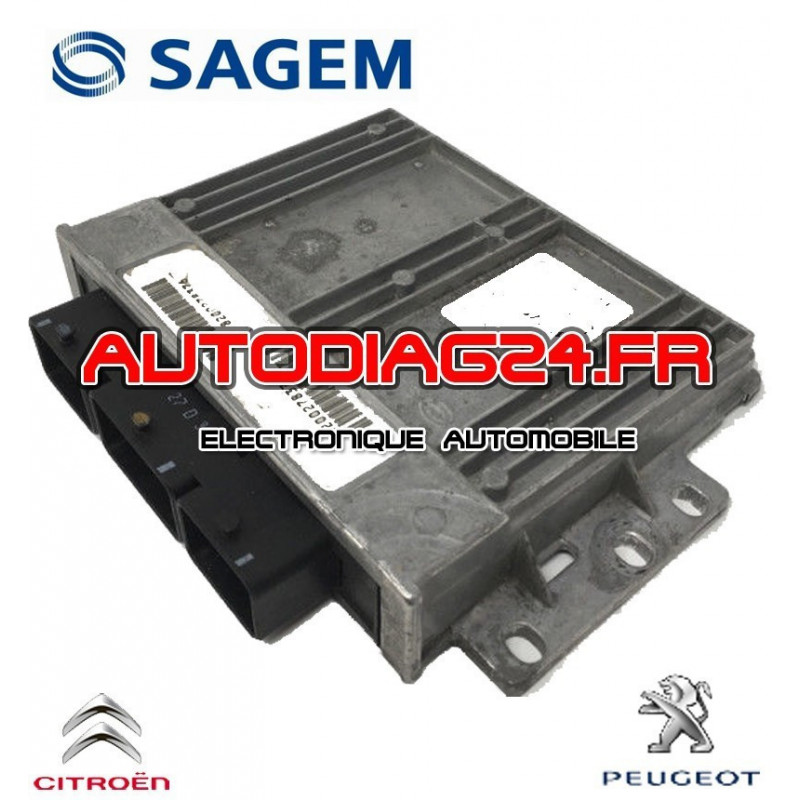 CALCULATEUR MOTEUR CITROEN XSARA PICASSO 1.8 21647436-0, PSA 9647007880, 9644674980 sagem HOM S2000-1