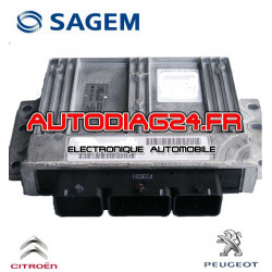 CALCULATEUR MOTEUR PEUGEOT 406 1.8, 9644674980, S2000-1, 9647010880, PSA 21647440-6  SAGEM S200-1