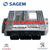 CALCULATEUR MOTEUR CITROEN XSARA PICASSO 1.8 PSA 21646654-0, 9645027280, 9644674980-00, 50409S05 SAGEM S2000-1