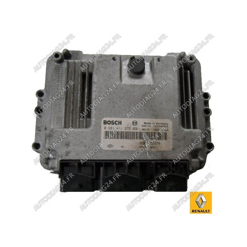 CALCULATEUR MOTEUR RENAULT MEGANE SCENIC 1.9 DCI BOSCH 0281011275, 0 281 011 275, 8200305678, 8200269878