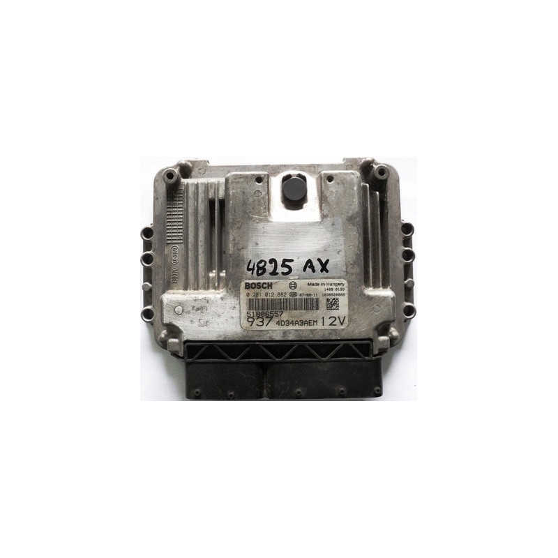 CALCULATEUR MOTEUR ALFA ROMEO 147 1.9 JTDM BOSCH 0281012882, 0 281 012 882, 51806557, 9374D34A3AEM