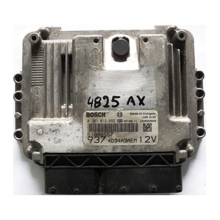 CALCULATEUR MOTEUR ALFA ROMEO 147 1.9 JTDM BOSCH 0281012882, 0 281 012 882, 51806557, 9374D34A3AEM