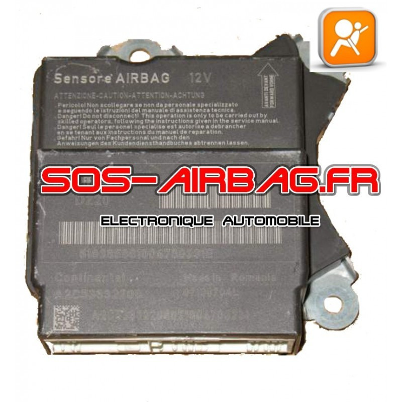 Réparation Calculateur D'Airbag Fiat 51897787 Air Bag ECU Reset CrashData