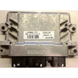 CALCULATEUR MOTEUR RENAULT CLIO 1.2 SIEMENS SIM32 S120201109A, S120201109 A, 120201109, 8200473744, 8200400246