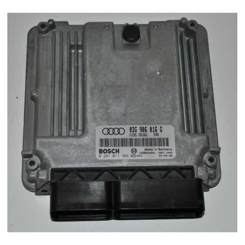 CALCULATEUR MOTEUR AUDI A3 2.0 TDI 140CV BKD 03G906016G, 03G 906 016 G, EDC16U1, BOSCH 0281011364, 0 281 011 364 CALCULATEUR MOTEUR AUDI A3 2.0 TDI 140CV BKD 03G906016G, 03G 906 016 G, EDC16U1, BOSCH 0281011364, 0 281 011 364