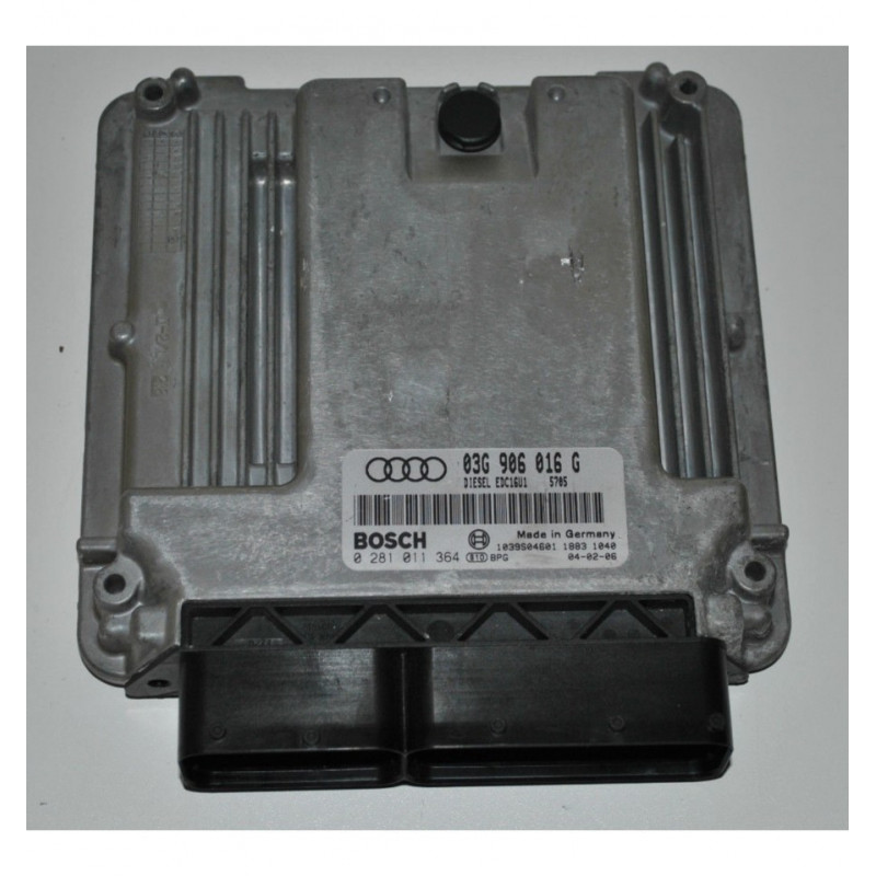 CALCULATEUR MOTEUR AUDI A3 2.0 TDI 140CV BKD 03G906016G, 03G 906 016 G, EDC16U1, BOSCH 0281011364, 0 281 011 364