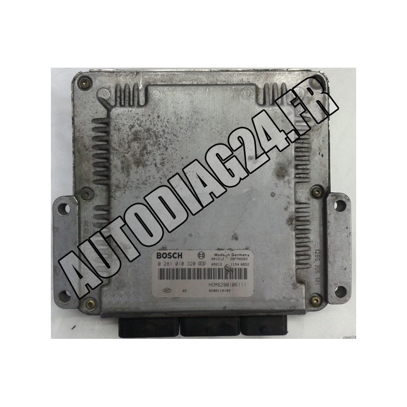 CALCULATEUR MOTEUR RENAULT MASTER 2.2 DCI EDC15C3 BOSCH 0281010320 0 281 010 320 HOM8200106111 8200058743 28FM0218