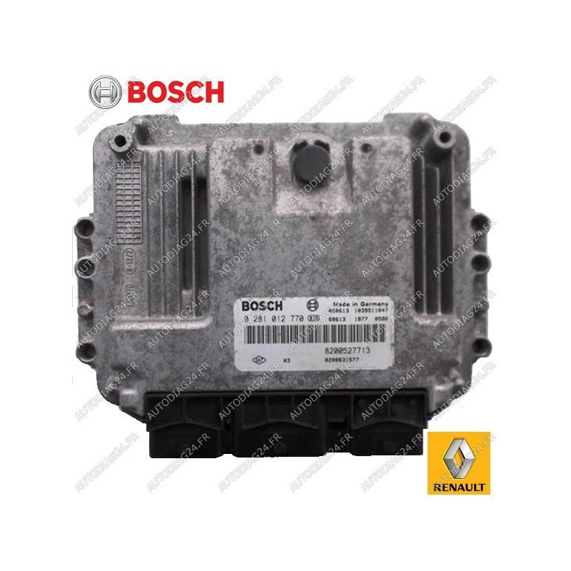 CALCULATEUR MOTEUR RENAULT ESPACE 2.2 DCI BOSCH 0281011724, 0 281 011 724, 8200311550 8200384493 1039S04018