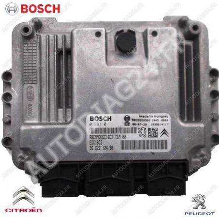 CALCULATEUR MOTEUR Peugeot 206 1.4HDI 70CV BOSCH 0 281 011 707, 0281011707, EDC16C3