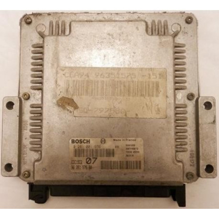 CITROEN XSARA PEUGEOT 306 2.0 BOSCH 0281001976, 0 281 001 976, 9635157580, 96 351 575 80, EDC15C2 07