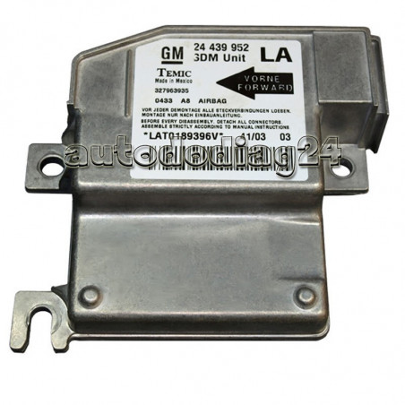 Réparation Calculateur D'Airbag Opel 8200 912 435 (608 36 16 00) Réinitialisation Air Bag ECU Reset Crash