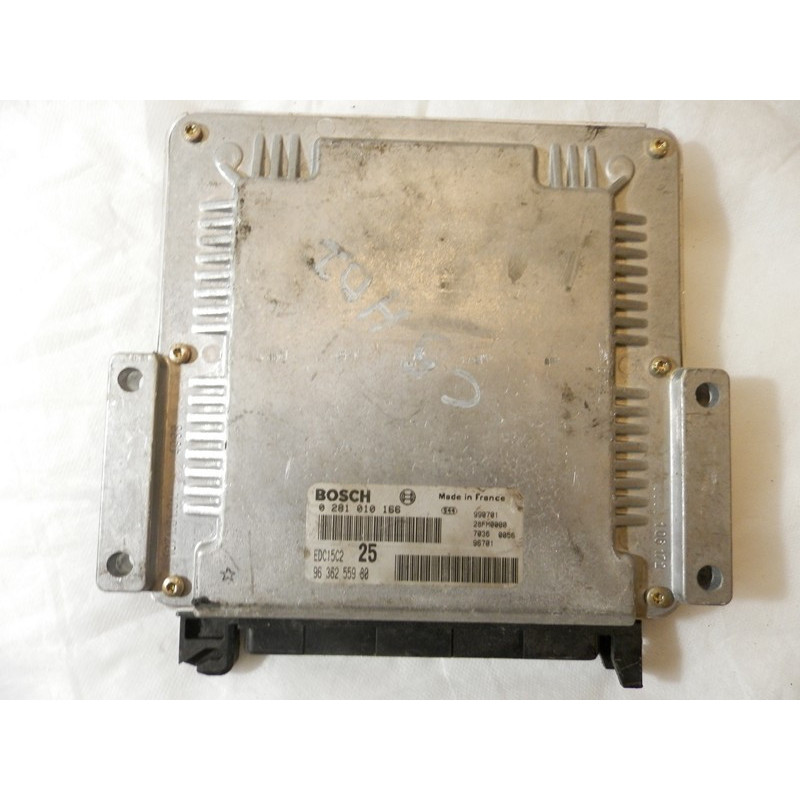 CALCULATEUR MOTEUR PEUGEOT 406 CITROEN 2.0 HDI 9636255980 BOSCH 0281010166,0 281 010 166, 96 362 559 80,EDC15C2 25 CALCULATEUR MOTEUR PEUGEOT 406 CITROEN 2.0 HDI 9636255980 BOSCH 0281010166,0 281 010 166, 96 362 559 80,EDC15C2 25