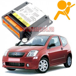 Réparation Calculateur D'airbag Citroen C2 Temic 9660855180, 401656A9 - 95160