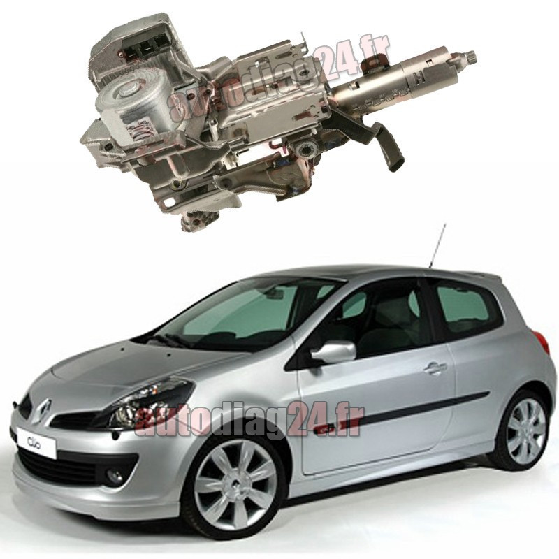 Colonne De Direction Assistée électrique DAE Renault modus clio 3 TRW 8200 294 982, 8200294982