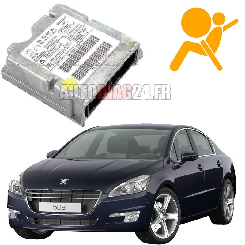 Réparation Calculateur D'airbag Peugeot 508 Continental 96 786 563 80, 9678656380