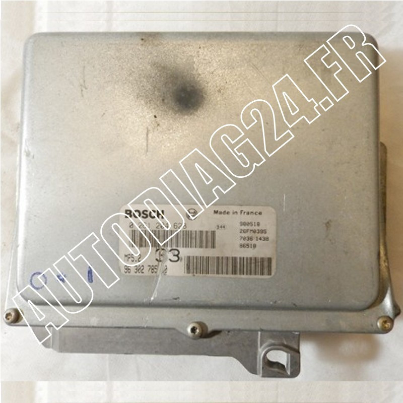 CALCULATEUR MOTEUR PEUGEOT 306 1.6 BOSCH 0261204628, 0 261 204 628, 9630278580, 96 302 785 80 CALCULATEUR MOTEUR PEUGEOT 306 1.6 BOSCH 0261204628, 0 261 204 628, 9630278580, 96 302 785 80