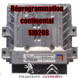 Réprogrammation Calculateur Continental SID208 Peugeot Citroën Fiat