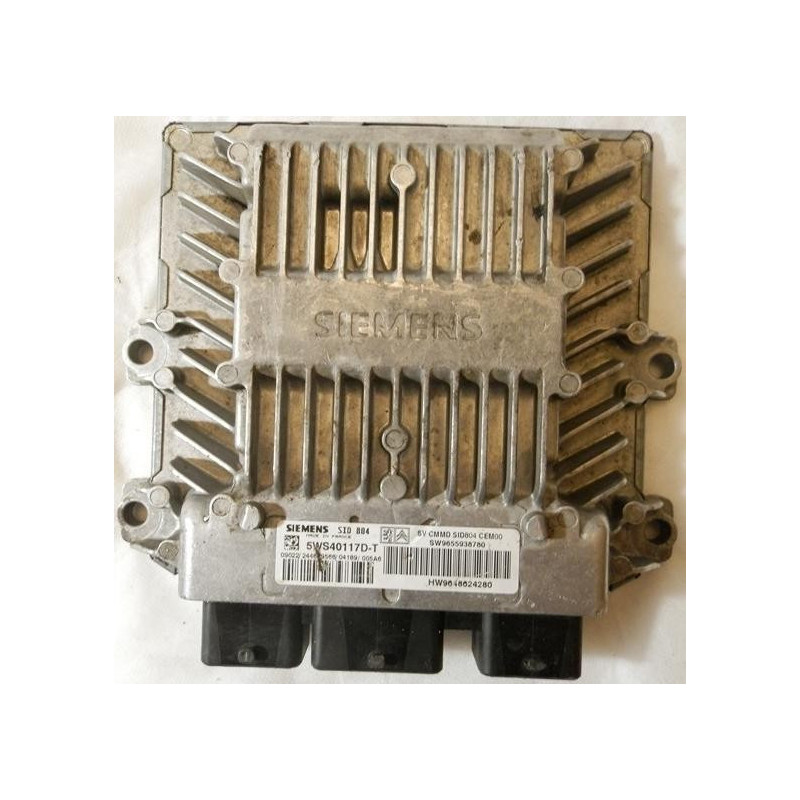 CALCULATEUR MOTEUR CITROEN C3 1.4 HDI 5WS40117D-T, SW9655938780, 9655938780, HW9648644280, 9648624280 CALCULATEUR MOTEUR CITROEN C3 1.4 HDI 5WS40117D-T, SW9655938780, 9655938780, HW9648644280, 9648624280
