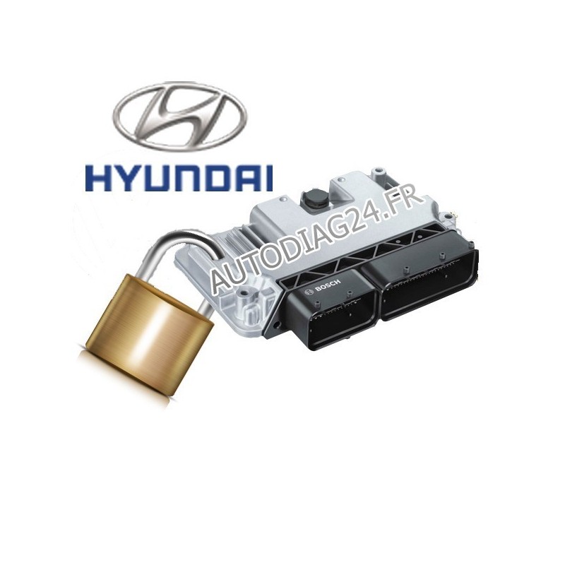 Réparation anti-demarrage immo off Hyundai Calculateur Bosch EDC17C08