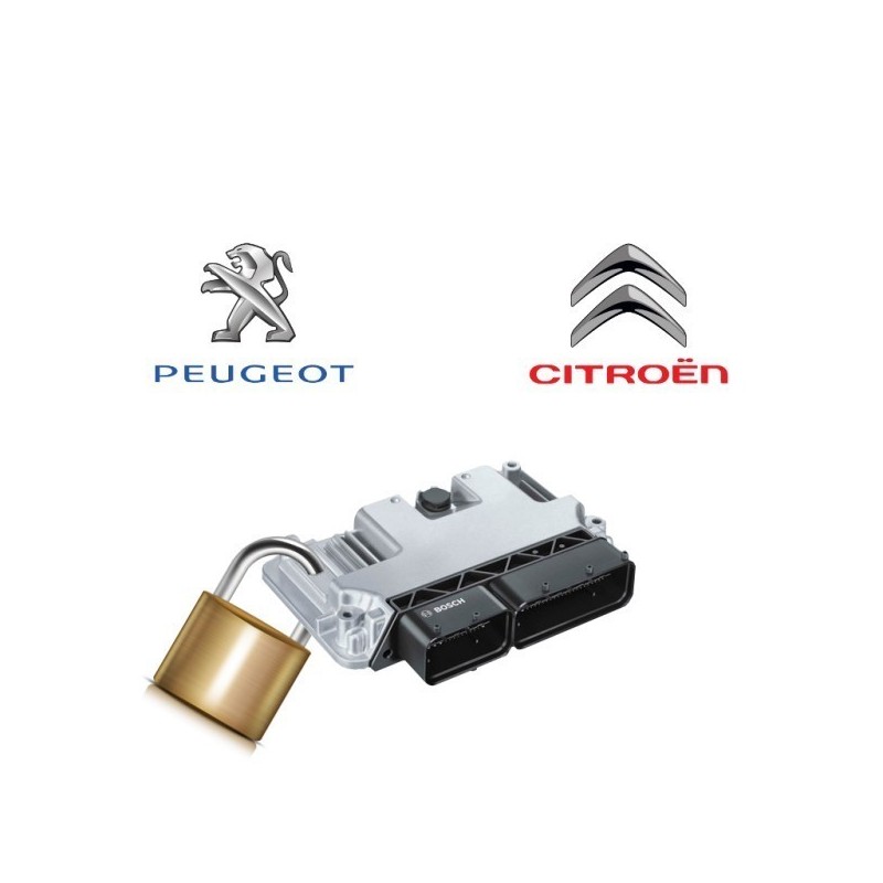 Réparation anti-demarrage immo off Peugeot Citroen Calculateur Bosch EDC15C2