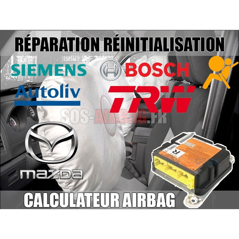 Réparation calculateur Airbag Mazda 323 - B30D57K30 Naldec 33265 43 - 24lc04