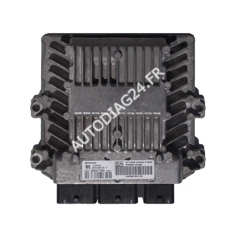 CALCULATEUR MOTEUR CITROEN C5 2.0 HDI 136CV SIEMENS 5WS40199D-T, 5WS40199DT, SW9656171480, HW9655041480, SID803
