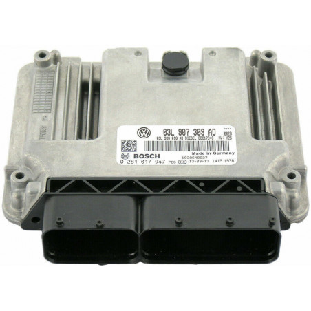 Calculateur Moteur VW Tiguan 2.0TDI Bosch 0 281 017 947, 0281017947, 03L907309AD, 03L 907 309 AD, EDC17C46