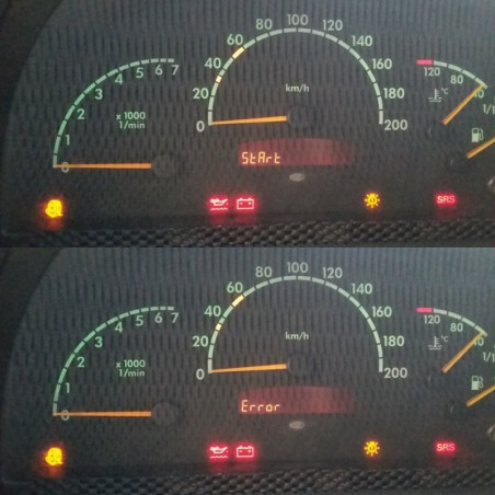 Réparation start error ( star erreur) Mercedes ML 320, ML270 W163 Code défaut P1630