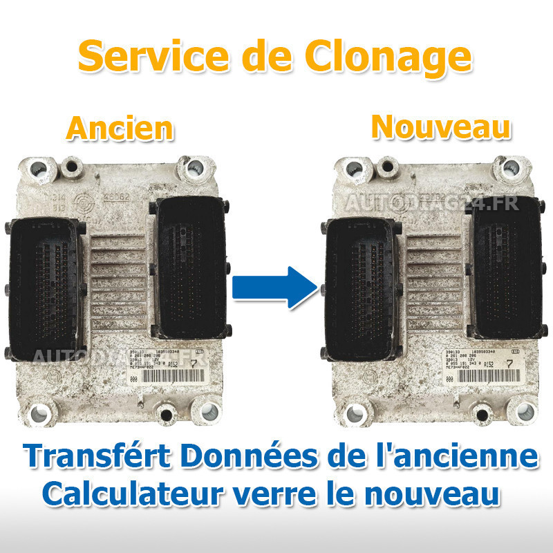 Alfa Romeo Fiat Lancia calculateur Bosch ME73.xx ME731H.xx ME73H4.XX - Service de programmation