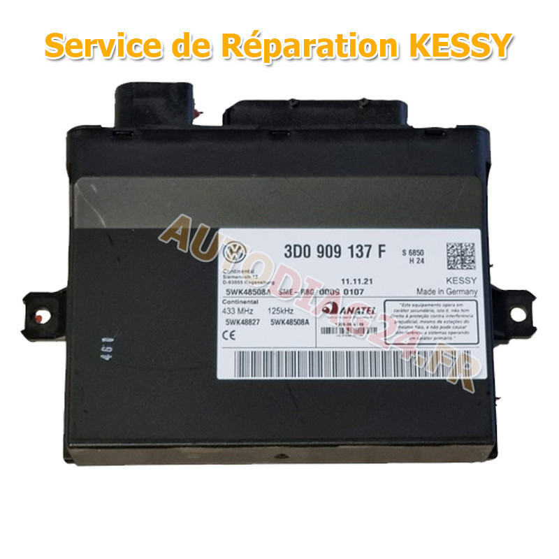 Réparation Boitier KESSY FBS VW Touareg 7l Phaeton 3D Porsch Cayenne Audi A8