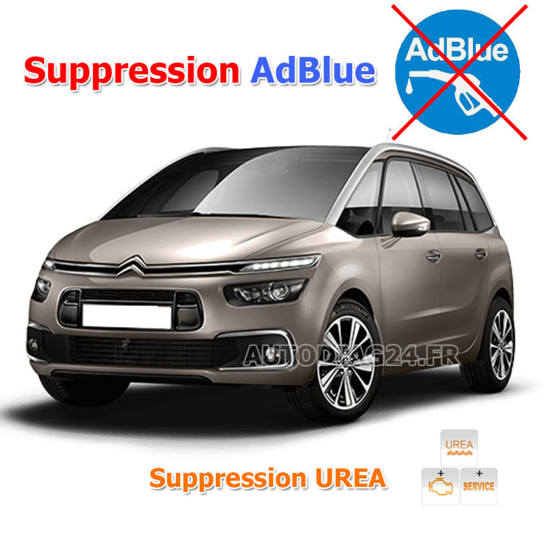 Suppression système AdBlue Urea Citroën C4 Picasso 2014 a 2017