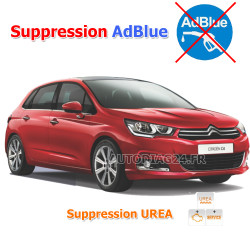 Suppression système AdBlue Urea Citroën C4 - 2014 a 2017