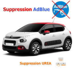 Suppression système AdBlue Urea Citroën C3 - 2014 a 2017