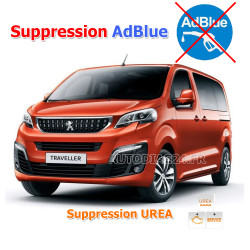 Suppression système AdBlue Urea Peugeot Traveller